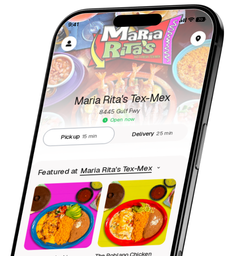 Maria Rita's Tex-Mex app preview